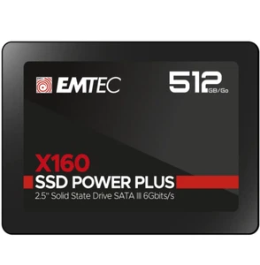 Emtec X160 SSD 512GB 2.5" SATA – Schnell, leise, intern für PC & Laptop - Bild 1 von 3