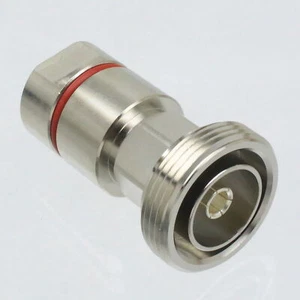 Connector DIN 7/16 female jack Clamp 1/2" Low Density Foam 0.625" coaxial Cable - Picture 1 of 5
