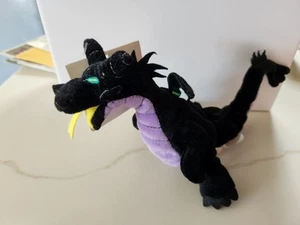 New With Tag Disney Sleeping Beauty Maleficent Dragon 7” Mini Bean Bag Plush - Picture 1 of 3