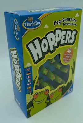 Ravensbruger Thinkfun Hoppers 76347 Frog Frosch Solitaire Hüpf Spiel hüpfen NEU - Bild 1 von 4