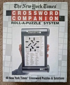 Vintage 1994 The New York Times CROSSWORD COMPANION Roll-A-Puzzle +4 Refills NIB - Picture 1 of 7