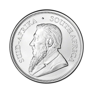 Moneda conmemorativa Krugerrand de plata fina Sudáfrica 2021 de 1 oz BU - Imagen 1 de 9