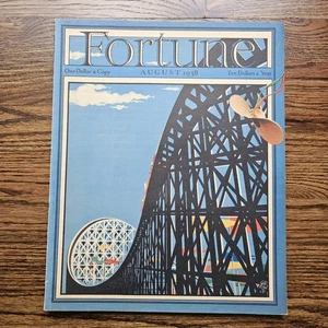 Vtg FORTUNE Magazine August 1938 | Reynolds Tobacco - Tariffs - Coney Island - Picture 1 of 23