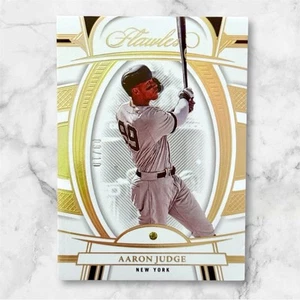 Aaron Judge 2022 Panini Flawless Yellow Diamond Relic #9/10 Yankees - Picture 1 of 2