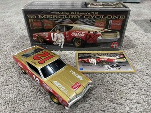 1969 Bobby Allison #12 Mercury Cyclone University of Racing 1/24 Diecast w/Auto - Picture 1 of 1