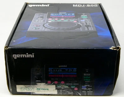 Gemini MDJ-500 Professional Media Player Black USED - Image 1 of 4