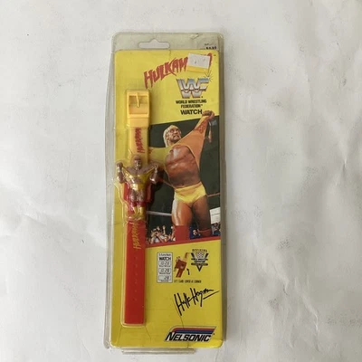 RARE Vintage Hulkamania LCD watch Hulk Hogan WWF 1991 Titan Sports *Read* - Image 1 of 4