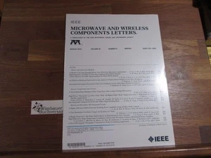 IEEE Microwave and wireless Components letters (Vol 25, No 8, August  2015) IEEE - Foto 1 di 1