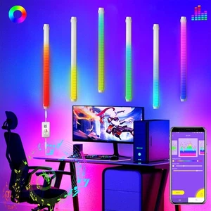 Licht Computer TV Musik Sync Farbwechsel RGB LED Streifen integriertes Mikrofon, Bluetooth - Bild 1 von 7