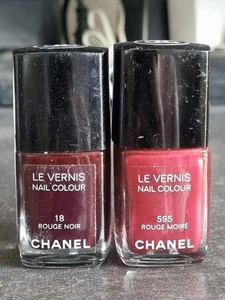 2er Set CHANEL Le Vernis Nagellack - 18 Rouge Noir, 595 Rouge Moire - Bild 1 von 3