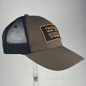 Traeger x Dickies Work Hard Eat Good Trucker Hat Brown Snapback Mesh Cap Collab - Picture 1 of 7