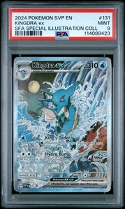 PSA 9 Kingdra Ex Special Illustration 131 2024 Pokemon SVP EN Promo 114088423 - Bild 1 von 2