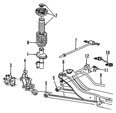 Подлинная ступица в сборе GM 21012556 - Изображение 1 из 3