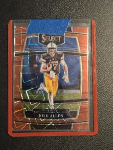 2022 Panini Select Draft Picks #100 Josh Allen Red Lazer Prizm - Foto 1 di 2