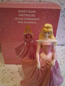 Disney Sleeping Beauty Bank Ceramic Large Boxed Excellent Condition - Picture 1 of 5