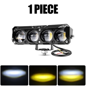 1X 5" LED Work Light Bar Spot Fog Offroad Driving Pod White Amber Motorcycle ATV - Picture 1 of 9