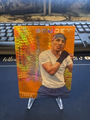 2021  Goodwin Champions - Goudey Teófimo López #G47 Platinum Orange /399 - Image 1 of 2