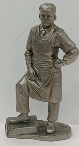 Estatuilla de guardián de tienda de peltre fino de la American Sculpture Society - Imagen 1 de 5