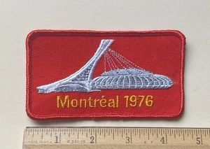 Parche bordado recuerdo estadio olímpico de verano Montreal 1976 - Imagen 1 de 4