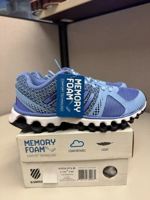 Zapatilla deportiva para mujer K-Swiss Persian Jewel blanca negra X160 talla 6 totalmente nueva Foto 1 de 4