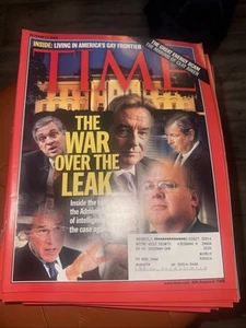 2003 October 13, Time Magazine, The War Over The Leak (CP36) 1 - Picture 1 of 10