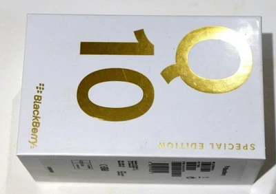 BlackBerry Q10 Special Edition White&Gold (Unlocked) - Image 1 of 4