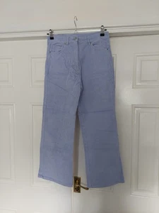 French Connection Light Blue Sky Blue Corduroy Jeans Women's Size 10 - Picture 1 of 8
