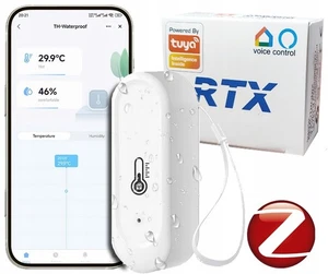 Zewnętrzny Czujnik Sensor Temperatury i Wilgotności RTX Tuya Zigbee Biały - Bild 1 von 7
