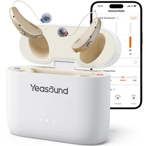 Yeasound RIC700 OTC Hörgeräte - Wiederaufladbar, Bluetooth App Steuerung, FDA - Bild 1 von 11