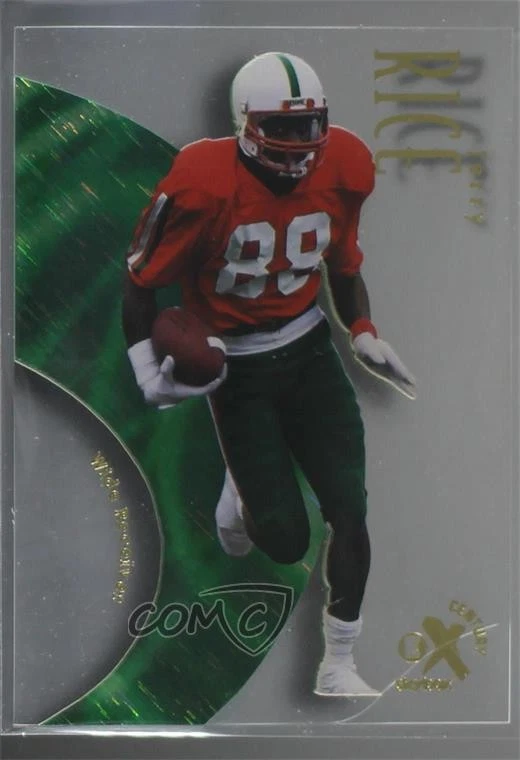 2013 Fleer Retro 1999 EX Century Jerry Rice #14 HOF - Image 1 of 2