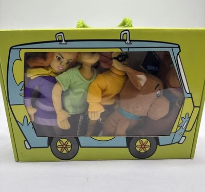 New Groovy Bean Bag Dolls Scooby-Doo Set Of 5 & Mystery Machine  Plush Rare! - Image 1 of 4