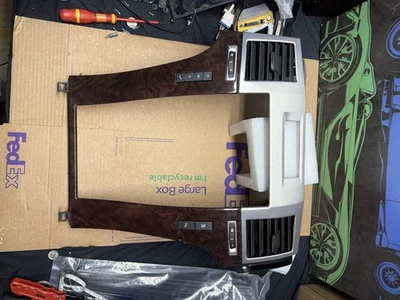 07-14 Cadillac Escalade Tablero Central Borde Radio Bisel Ventilación Madera OEM Juego de 3 Foto 1 de 4