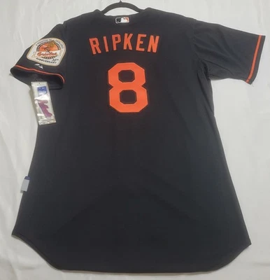 Camiseta AUTÊNTICA MAJESTIC 52 2XL, CAL RIPKEN JR., BASE LEGAL BALTIMORE ORIOLES - Imagem 1 de 2