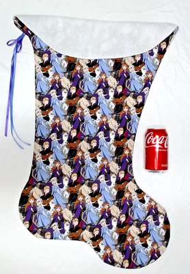 MEDIAS GIGANTES DE NAVIDAD DISNEY'S FROZEN IMPRESIÓN TOTAL, NUEVAS HECHAS A MANO EE. UU. Foto 1 de 2