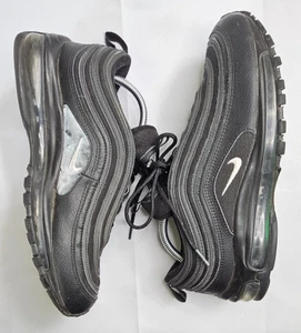 2020 Nike Air Max 97 Terry Cloth Triple Black Running Rare 921826 015 Size 10 - Picture 1 of 8