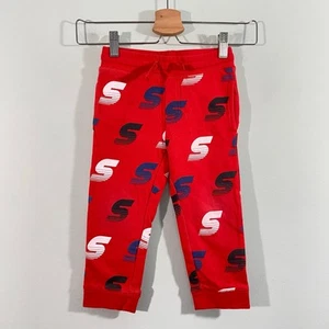 Stella McCartney Red Graphics Logo Pull On Sweatpants Size 4YO - Picture 1 of 5