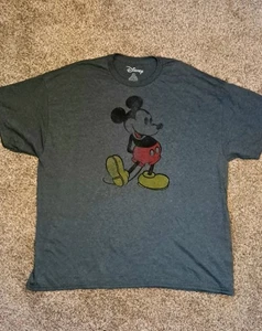 DISNEY PARKS AUTHENTIC MICKEY MOUSE T-SHIRT SHIRT SIZE XXL GRAY 2XL - Picture 1 of 3