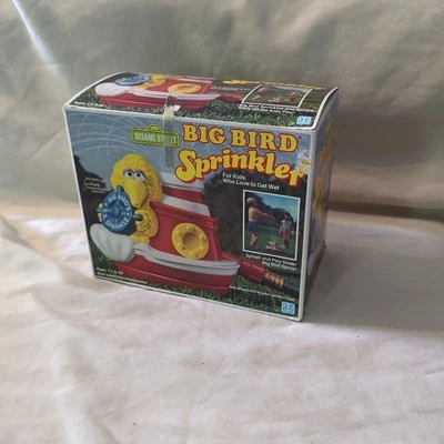 Rociador de agua para niños Big Bird's S.S. Big Bird's 1983 de colección nuevo en caja Foto 1 de 4
