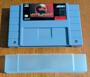 1992 SNES Mortal Kombat - Super Nintendo, Cartridge *ONLY* Very Good Condition  - Picture 1 of 3