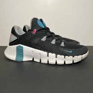 Womens NIKE Free Metcon 4 Black Mica Green Athletic Shoes / Size 8.5 - Picture 1 of 8