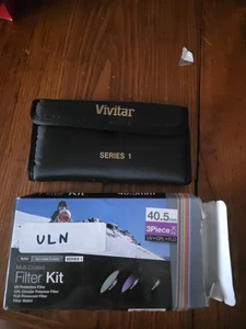 NEW Vivitar 40.5mm 3-Piece Multi Coated Filter Kit UV+CPL+FLD  - Picture 1 of 3