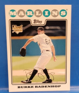 Burke Badenhop, P - Topps - Marlins, 2008 - #UH165
