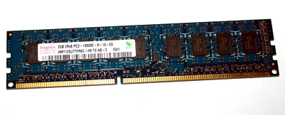 2 GB DDR3-RAM 240-pin ECC 2Rx8 PC3-10600E  'Hynix HMT125U7TFR8C-H9 T0 AB-C' - Photo 1/2
