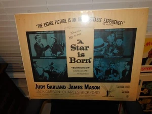 DATED 1959 JUDY GARLAND POSTER " A STAR IS BORN " 100% ORIGINAL. - Picture 1 of 5