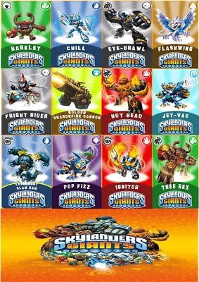ACTIVISION Carte Skylanders NFC/Mifare Giganti a scelta acquista 4 ricevi 1 gratis