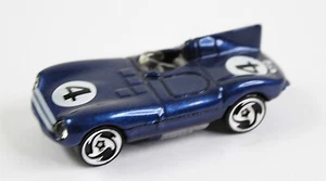 Blue Jaguar D-Type Race Car Hot Wheels 1:64 Scale 1998 - Picture 1 of 3