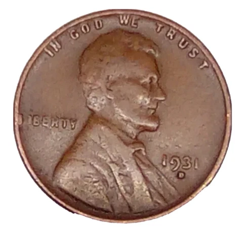 1931-D Lincoln Wheat Cent “Best Value on eBay “ Free Shipping 1931D Cover