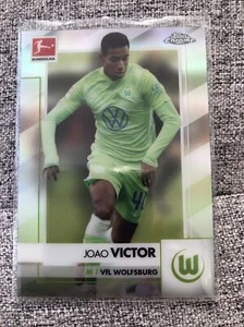 2020-21 Topps Chrome Bundesliga Soccer Joao Victor VfL Wolfsburg Refractor #100 - Picture 1 of 1