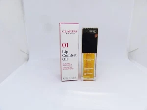 CLARINS Lip Comfort Oil~01 Honey~7 mL/0.1 Oz.~BNIB - Picture 1 of 9