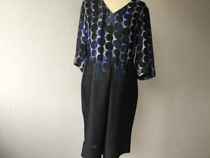 Blacky Dress Berlin Kleid in schwarz mit royalblau Gr. 38 NEU NP 179 Damen - Bild 1 von 7